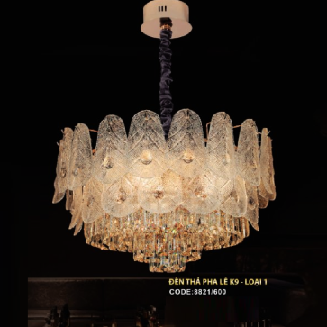 CODE: 8821/600: Đèn thả Phale - KT: Ø600mm x H360mm - Bóng đèn E14 x 16 bóng