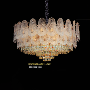 CODE: 8821/800: Đèn thả Phale - KT: Ø800mm x H380mm - Bóng đèn E14 x 24 bóng