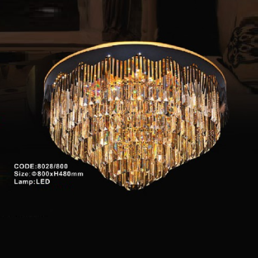 CODE: 8028/800: Đèn áp trần Phale LED - KT: Ø800mm x H480mm - Đèn LED