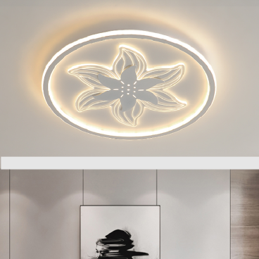 MO - 906 - 21: Đèn áp trần tròn LED - KT:  Ø500mm x H80mm - Đèn LED đổi 3 màu