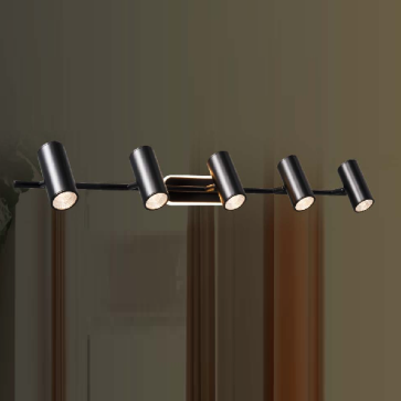 VE - PT - 9072/5B: Đèn rọi tranh/rọi gương 5 bóng - KT: L1000mm - Đèn LED ánh sáng vàng 3000K