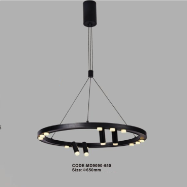 CODE: 9090-650: Đèn thả vòng LED - KT: Ø650mm - Đèn LED  48W ánh sáng vàng 3000K