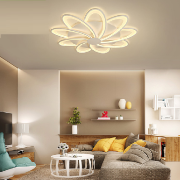 MO - 920 -20: Đèn áp trần LED 9 cánh  - KT: Ø800mm x H130mm - Đèn LED x 9