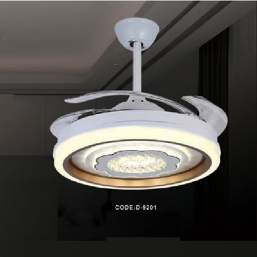 CODE: 9201: Quạt trần đèn cánh xếp