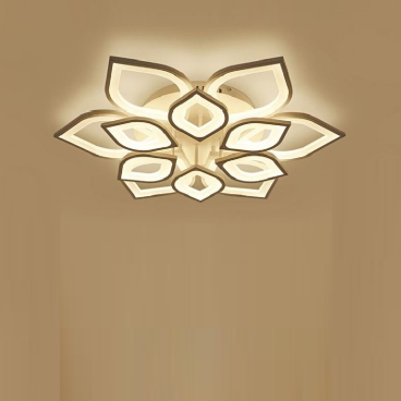 MO - 923A - 18 : Đèn áp trần LED 12 cánh  - KT:  Ø800mm x H150mm - Đèn LED đổi 3 màu