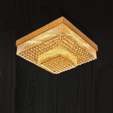 EU - MFL - 93: Đèn áp trần vuông Phale - ĐK: L800mm x W800mmx H350mm - Đèn LED đổi 3 màu + Đèn E14  - Remote