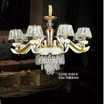 CODE: 9302-8: Đèn chùm LED 8 tay - KT: Ø800mm - Đèn LED