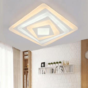 MO - 950B - 18: Đèn áp trần LED Vuông - KT: L500mm x W500mm - Đèn LED đổi 3 màu