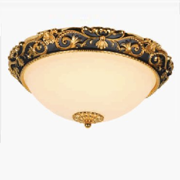 BT - 96: Đèn ốp trần chao thủy tinh - KT: Ø480mm - Đèn LED 36W x 2 ánh sáng đổi 3 màu