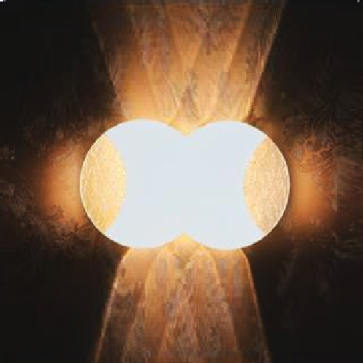 NV  960B: Đèn gắn tường LED - KT: L275mm x H165mm - Đèn LED 12W ánh sáng vàng