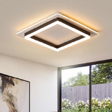 MO - 965 - 20: Đèn áp trần LED vuông  KT: L 500mm x W500mm x H100mm - Đèn LED đổi 3 màu