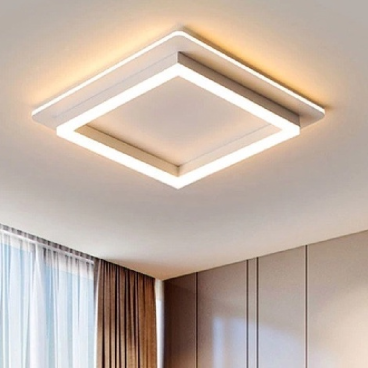 MO - 966 - 20: Đèn áp trần LEDvuông - KT: L500mm x W500mm x H100mm - Đèn LED đổi 3 màu