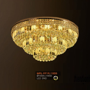 VE - MPL- 9719/1000: Đèn áp trần Phale - KT: Ø1000mm x H450mm - Đèn LED SMD đổi 3 màu