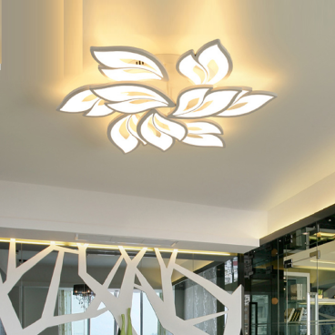 MO- 972 - 20:  Đèn áp trần LED 9 cánh - KT: Ø700mm x H120mm - Đèn LED đổi 3 màu