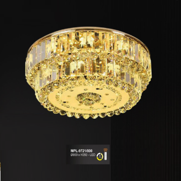 A - MPL - 9721/800: Đèn áp trần LED Phale - KT: Ø800mm x H350mm - Đèn LED đổi 3 màu