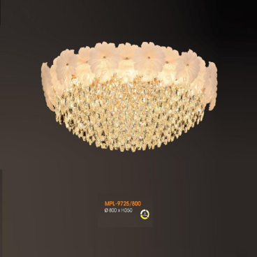 V - MPL- 9725/800: Đèn áp trần Phale LED - KT: Ø800mm x H350mm - Đèn LED đổi 3 màu