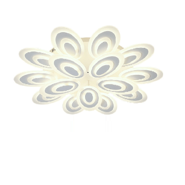 MO - 974 -15:  Đèn áp trần LED 15 cánh - KT:  Ø850mm x H150mm - Đèn LED đổi 3 màu