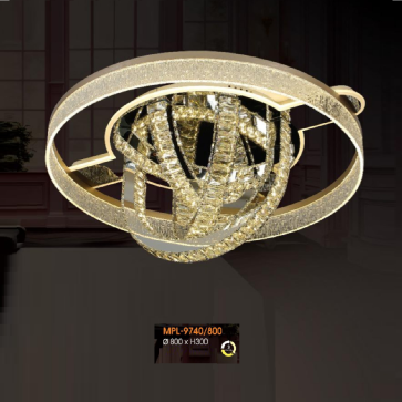 V - MPL - 9740/800: Đèn áp trần LED Phale - KT: Ø800mm x H300mm - Đèn LED đổi 3 màu