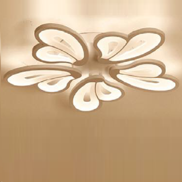 MO - 979: Đèn áp trần LED , 5 cánh -  KT:  Ø600mm x H110mm - Đèn LED đổi 3 màu