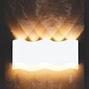 NV  979C: Đèn gắn tường LED - KT: L250mm x H110mm - Đèn LED 10W ánh sáng vàng
