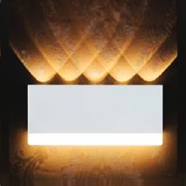 NV  980C: Đèn gắn tường LED - KT: L240mm x H105mm - Đèn LED 10W ánh sáng vàng