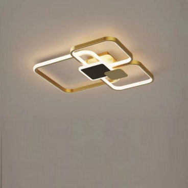 MO - 992-23: Đèn áp trần LED -  KT: L500mm x W500mm x H130mm - Đèn LED đổi 3 màu