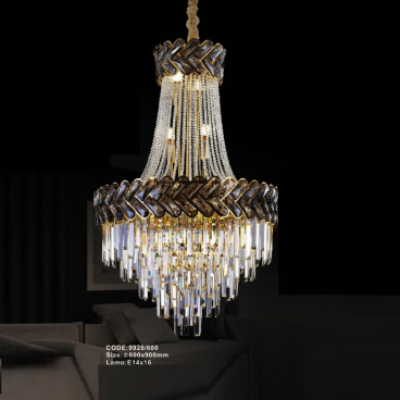 CODE: 9928/600: Đèn thả Phale - KT: Ø600mm x H900mnm - Đèn E14 x 16 bóng