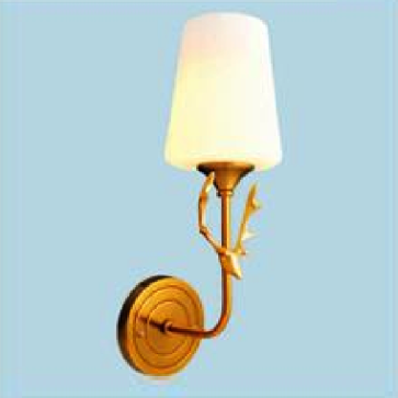 AN - VB - 9857/1: Đèn gắn tường 1 bóng - KT: L120mm x H380mm - Đèn chân E14 x 1 bóng