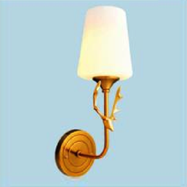 AN - VB - 9857/1: Đèn gắn tường 1 bóng - KT: L120mm x H380mm - Đèn chân E14 x 1 bóng