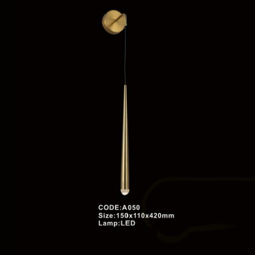 CODE: A050: Đèn gắn tường LED - KT: 150mm x 110mm x 420mm - Đèn LED