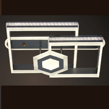 VE - MT- A303: Đèn áp trần LED hình chữ nhật  - KT: L550mm x W400mm x H200mm - Đèn LED đổi 3 màu