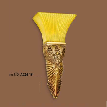 AC 26 - 16: Đèn áp tường 1 bóng - KT: Ø200mm x H380mm - Đèn chân E27 x 1 bóng