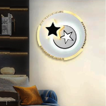 AN - VL  - 6102 RD: Đèn gắn tường LED - KT: L200mm - Đèn LED đổi 3 màu