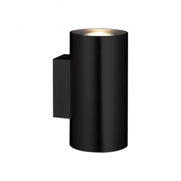 ARA-14W: ĐÈN TƯỜNG LED ARA VỎ ĐEN 2*7W - ÁNH SÁNG VÀNG