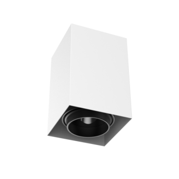 ARIES : Đèn trần nổi vuông đơn 15W - KT: 120x120x175mm - Ánh sáng vàng/trung tính