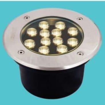 AS - 04 - Đèn LED âm sàn 12W - ánh sáng (vàng/xanh dương /xanh lá) - HF