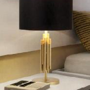 AU-DB - 2029: Đèn bàn, bóng đèn chân E27*1 bóng, KT: Ø380mm*H700mm