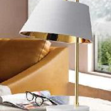 AU-DB - 2089/WH: Đèn bàn, bóng đèn chân E27*1 bóng, KT: Ø290mm*H620mm