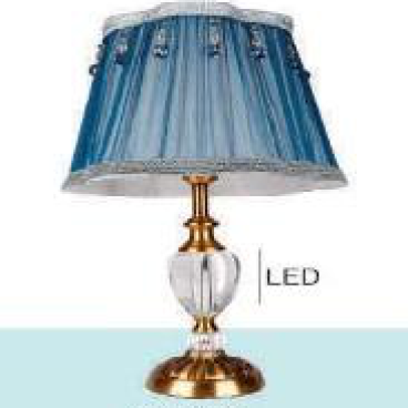 AU - DB - 3220; Đèn bàn thân có đèn LED, Bóng đèn E27*1 bónhg - KT: Ø320mm*H550mm