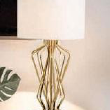 AU  - DB 6616/WH: Đèn bàn, KT: L350mm*H650mm - Đèn E27*1 bóng 