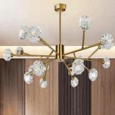 AU - ĐT6628/18: Đèn chùm LED G9*18 bóng , KT: Ø1000mm*H640mm