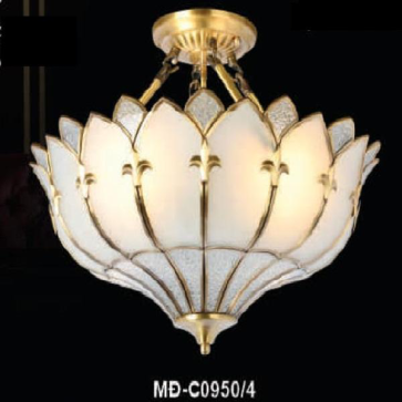 AU - MĐ - C0950/4: Thả đồng - KT: W500mm*H450mm - Đèn chân E27*4 bóng ( tính riêng)