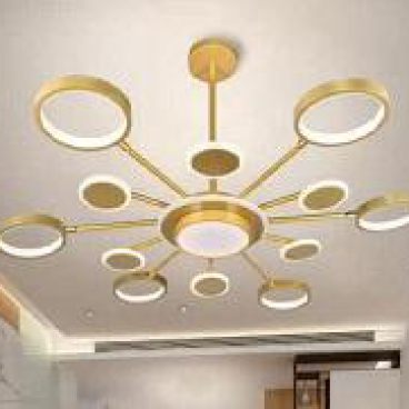 AU - TL - 8833/12: Chùm LED 12 bóng đổi 3 màu , KT: Ø1100mm*H500mm