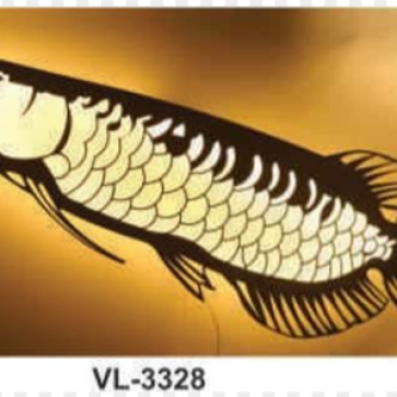 AU - VL.3328: Vách LED ÁS vàng - L405*H130mm