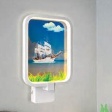 AU - VL.945: Vách LED đổi 3 màu - KT: L185*H290mm