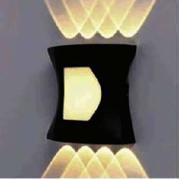 EU - CN - 390: Đèn gắn tường LED - KT: L200mm x W750mm x H200mm - Đèn LED  1W x 8 + 4W ánh sáng vàng