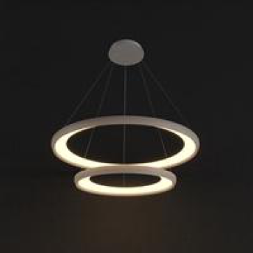 BP2702: ĐÈN THẢ 2 VÒNG LED 63W Ø 630+420 mm - ÁNH SÁNG TRẮNG