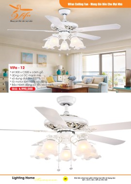 Catalogue Đèn Quạt Trần VIFA