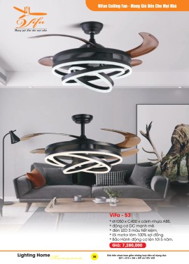 Catalogue Đèn Quạt Trần VIFA