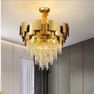 EU -  CFL - 129: Đèn thả phale  - KT: Ø600 x H400mm - Đèn chân E14 x 9 bóng